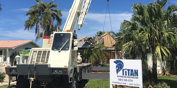 Titan restoration construction ongoing in florida