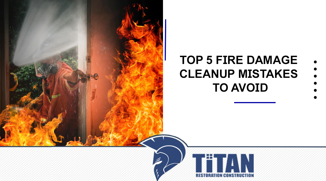 Top 5 Fire Damage Cleanup Mistakes to Avoid
