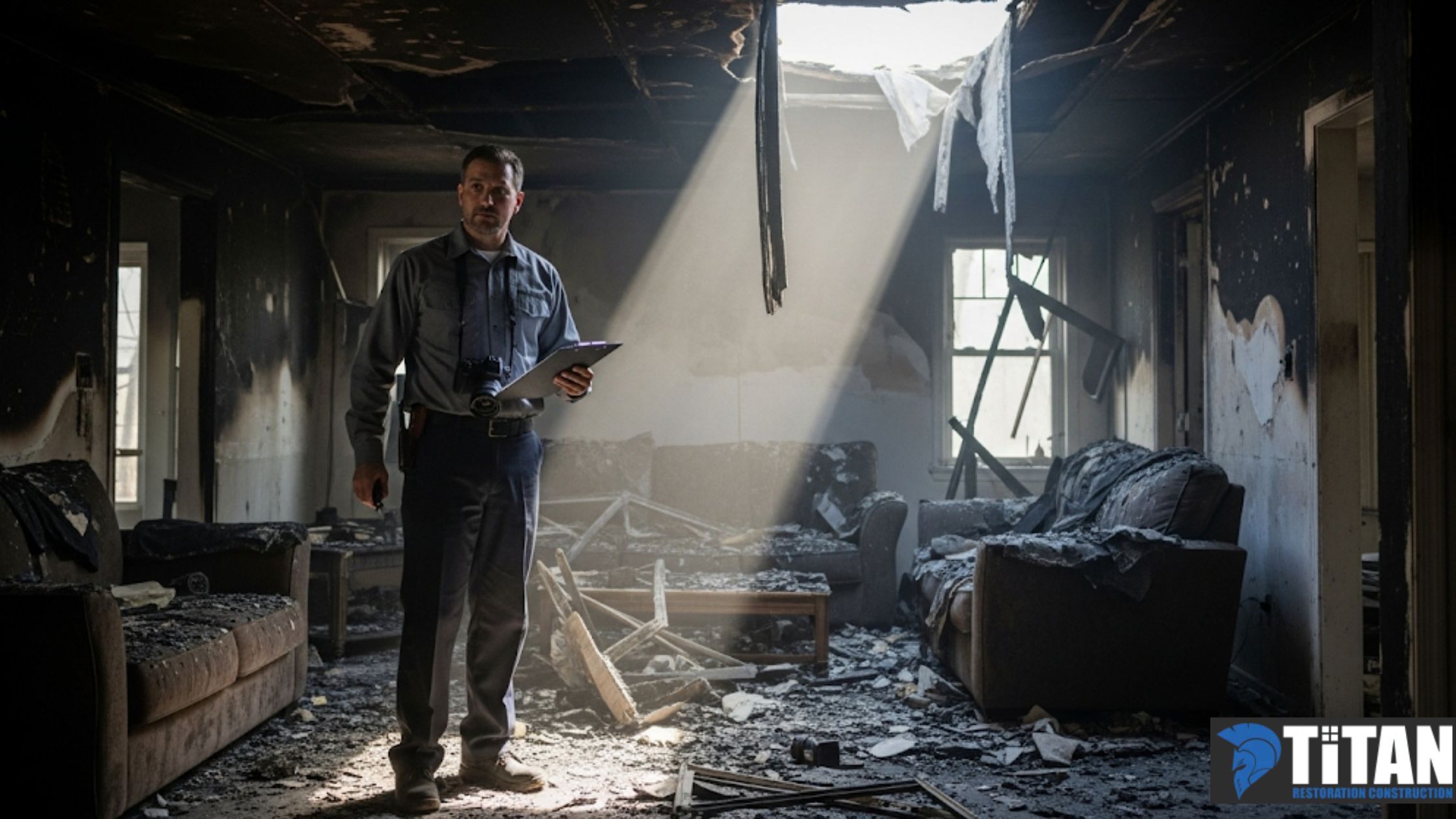 Fire Damage, What to Do Immediately After a Fire Damages Your West Palm Beach Home, Titan Restoration Construction What Does the Fire Damage Assessment Process Involve?